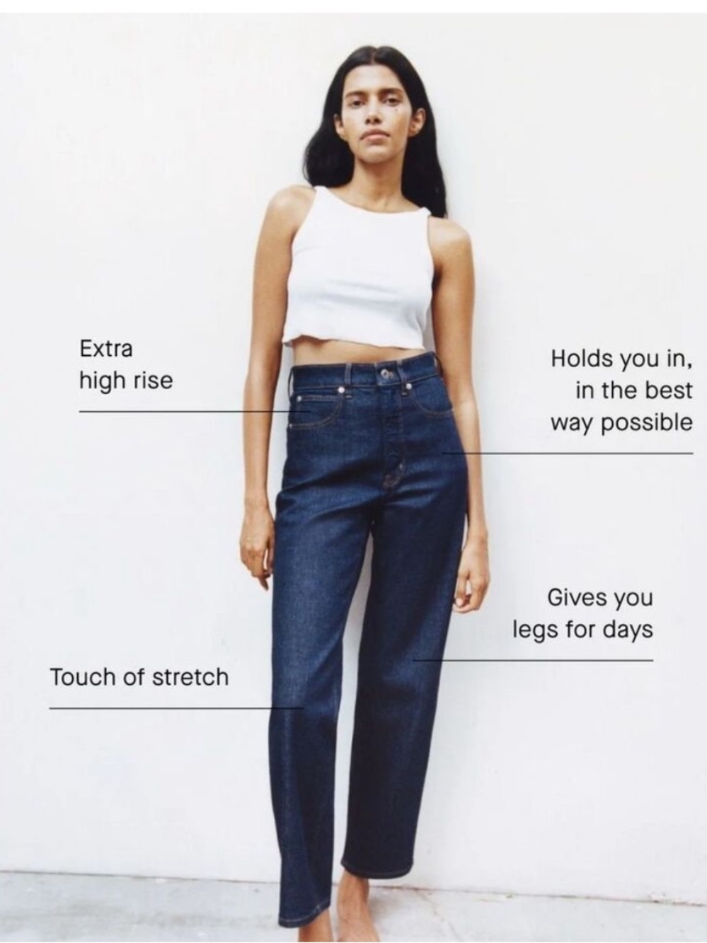 Everlane THE WAY-HIGH® JEAN in Vintage
Indigo EUC